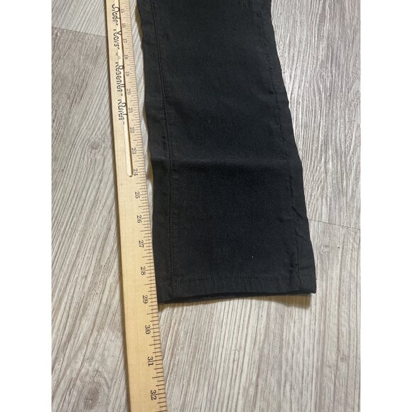 Royalty For You Black Denim Pants Rhinestone Pocket Detail Womens Size 10 - Picture 6 of 11